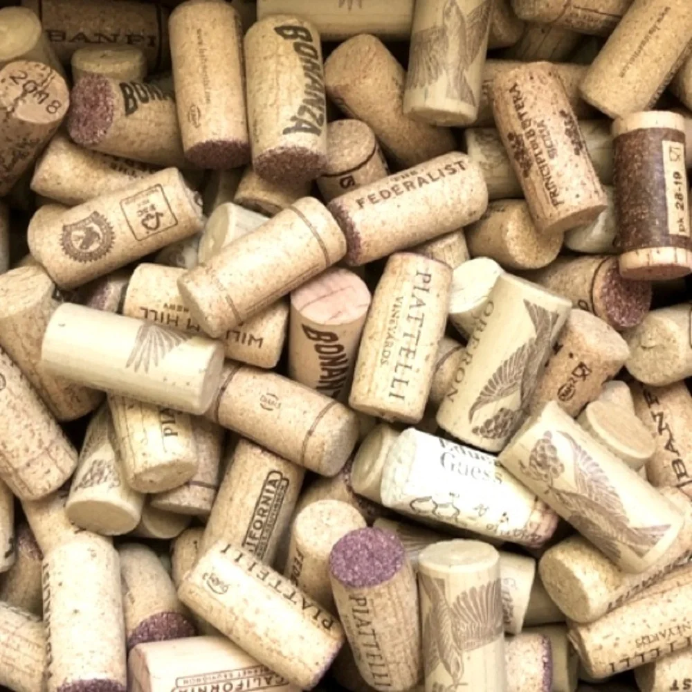 CORKS 200 Wine and/or Champagne Corks DYI Crafting Project Supplies Corkboard